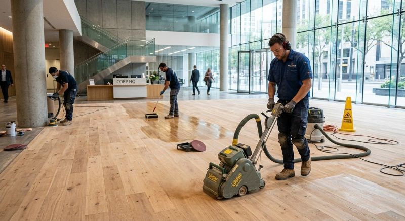 Our team working on Flooring Service projects in San Diego County, CA