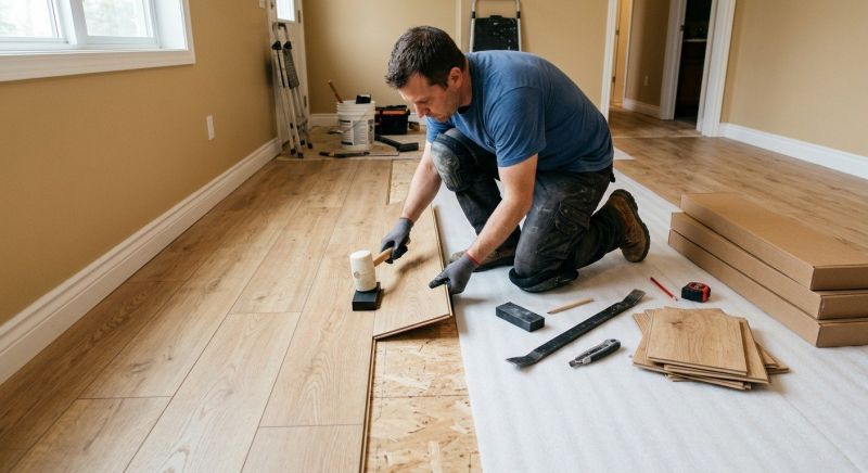 Laminate Floor Installation in Fallbrook, CA