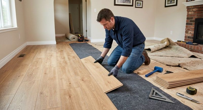 Laminate Floor Remodeling in San Diego County, CA