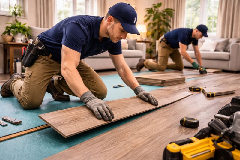 Laminate Floor Replacement in Rancho Santa Fe, CA