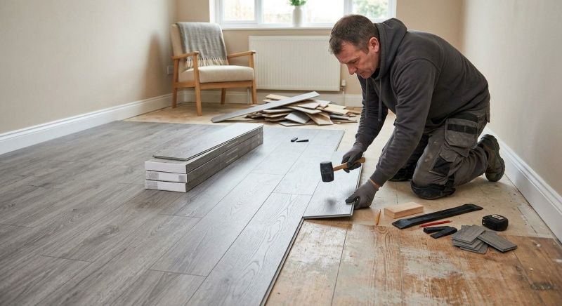 Laminate Floor Replacement in Solana Beach, CA