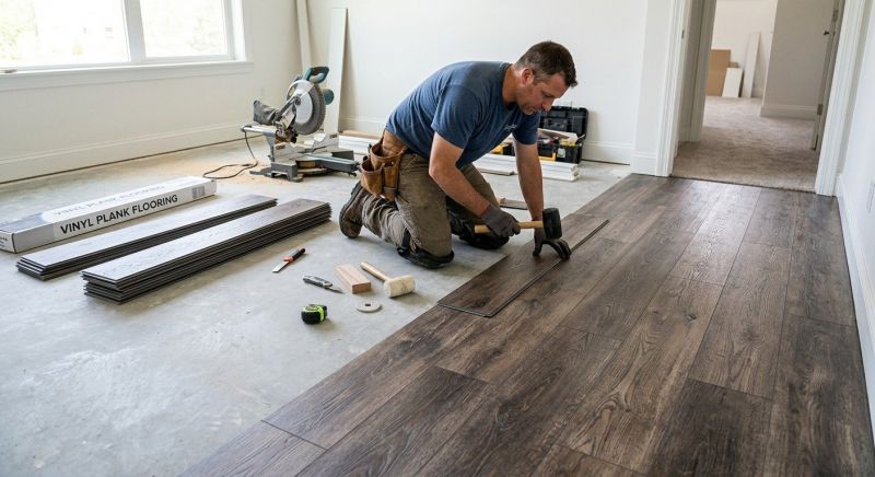 Linoleum Floor Installation in Encinitas, CA