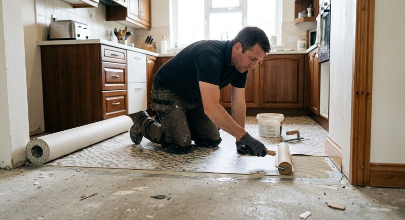 Linoleum Floor Installation in Fallbrook, CA