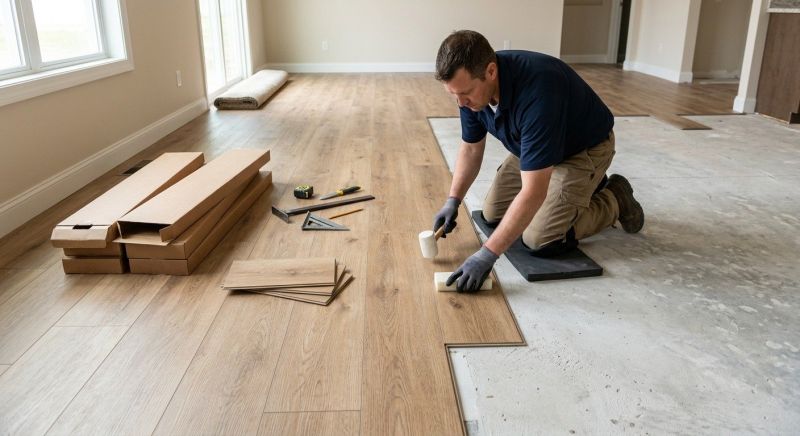Luxury Vinyl Tile Installation in San Diego County, CA