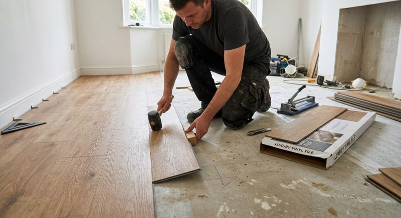 Luxury Vinyl Tile Installation in Poway, CA