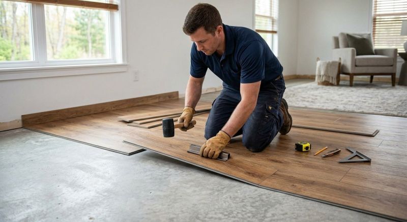 Luxury Vinyl Tile Installation in San Marcos, CA