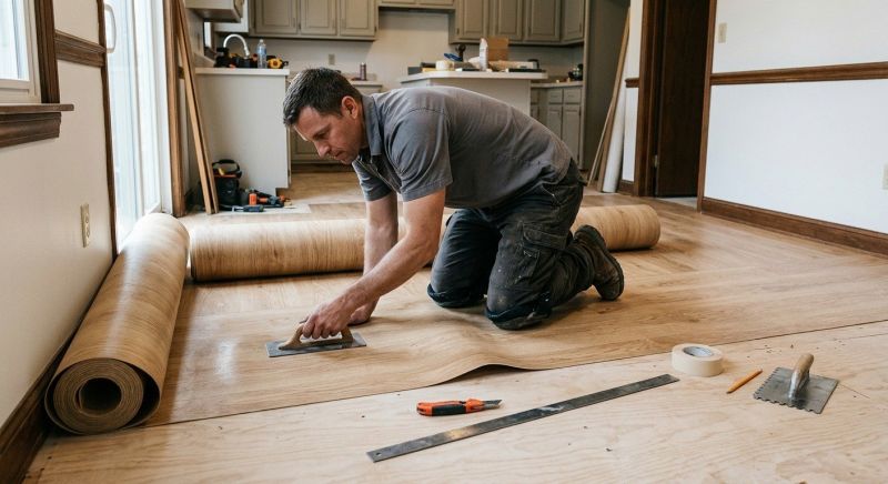 Sheet Flooring Installation in Carlsbad, CA