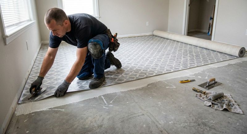 Sheet Flooring Installation in Del Mar, CA