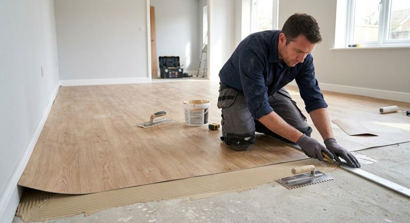 Sheet Flooring Installation in Fallbrook, CA