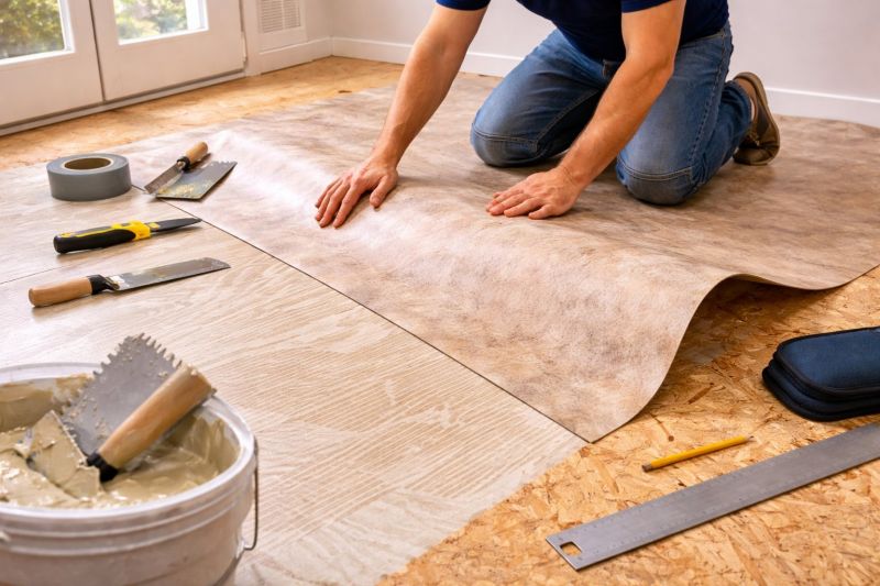 Sheet Vinyl Installation in Escondido, CA