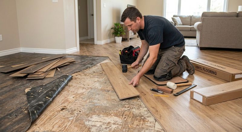 Vinyl Floor Replacement in San Diego County, CA