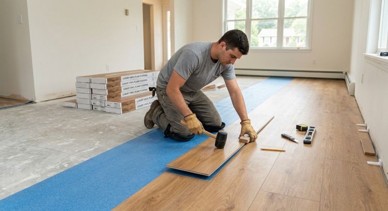 Vinyl Plank Floor Installation in San Diego County, CA