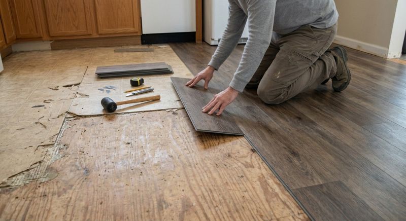 Vinyl Tile Replacement in San Diego County, CA